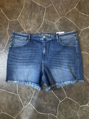 ZENANA brand frayed hem short